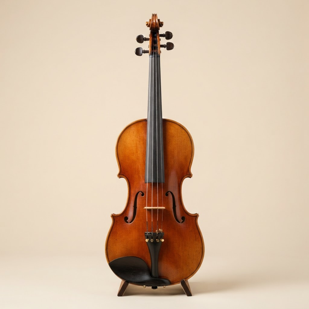 Front view of the Martin Beck viola