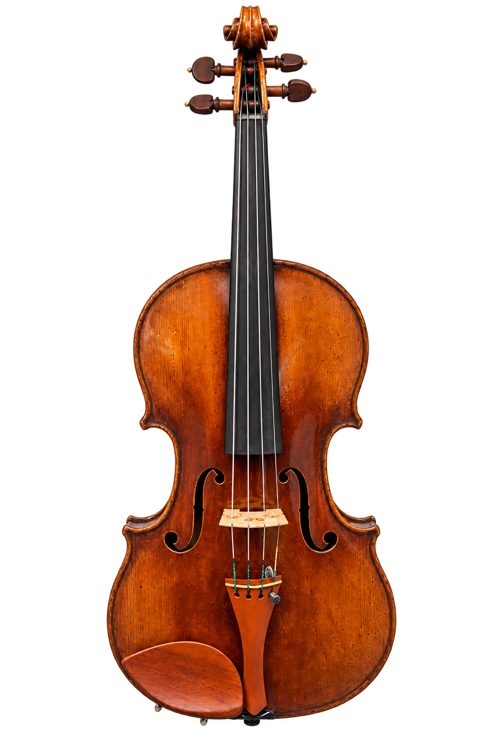 Front view of vintage French viola bearing a Jean Baptiste Vuillaume label